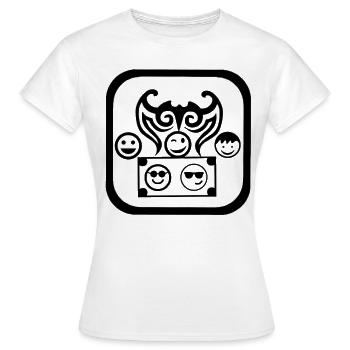Crazy boys - Women's T-Shirt - white - Front - AI Model Female 172 dark (172cm)