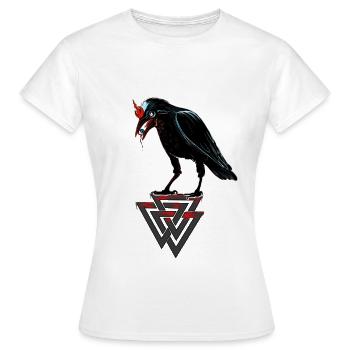 Crow - T-shirt Femme - blanc - Devant - AI Model Female 172 dark (172cm)