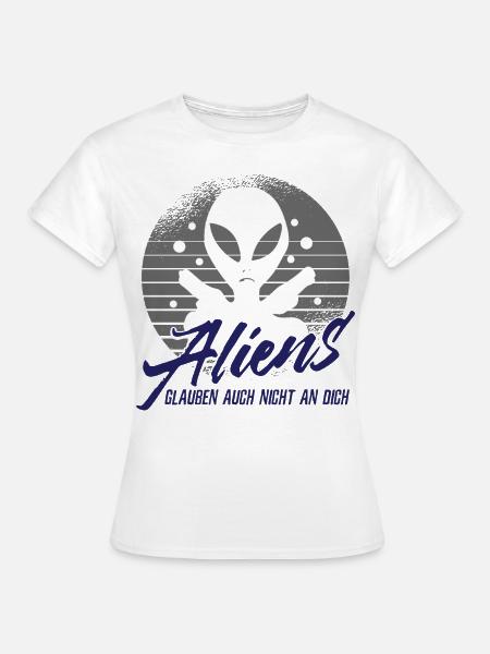 Aliens - Frauen T-Shirt - Weiß