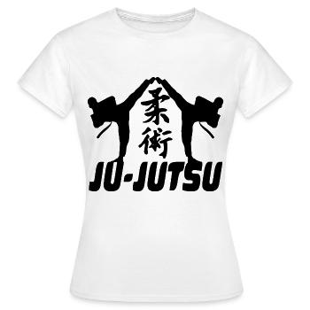 Ju jutsu - Frauen T-Shirt - Weiß - Vorne - AI Model Female 172 dark (172cm)