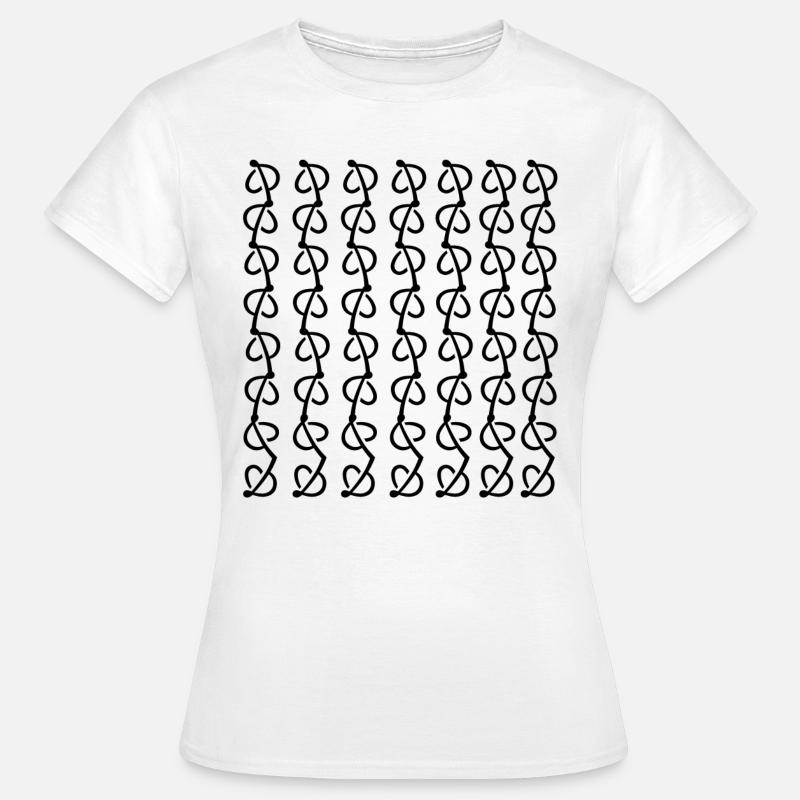 unique leaf design - Women's T-Shirt - white