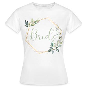 Wonderful Eucalyptus - Bride - Women's T-Shirt - white - Front - AI Model Female 172 dark (172cm)