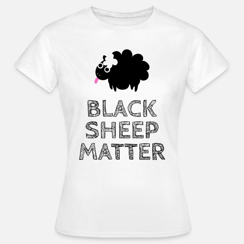 Black Sheep Matter - Women's T-Shirt - white