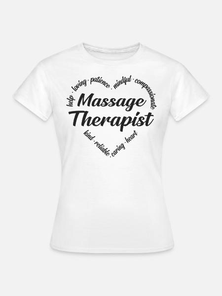 Massagetherapeut Masseur - Frauen T-Shirt - Weiß
