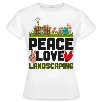 Landscaper Landscaping Landscape - Women's T-Shirt - white - Front - AI Model Female 172 dark (172cm)