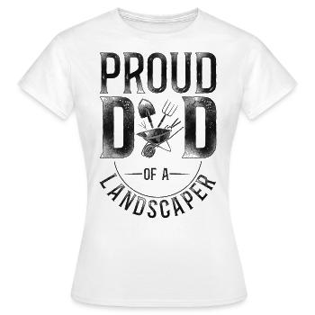 Landscaper Landscaping Landscape - Women's T-Shirt - white - Front - AI Model Female 172 dark (172cm)