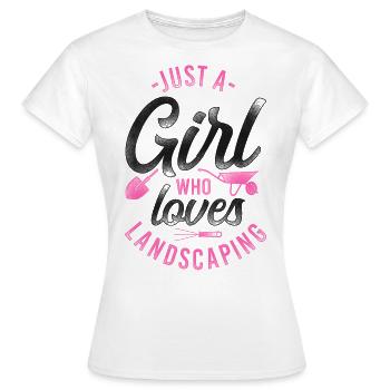 Landscaper Landscaping Landscape - Women's T-Shirt - white - Front - AI Model Female 172 dark (172cm)