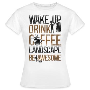 Landscaper Landscaping Landscape - Women's T-Shirt - white - Front - AI Model Female 172 dark (172cm)