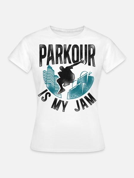 Parkour Free Running Traceur - Frauen T-Shirt - Weiß