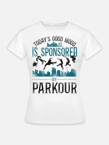 Parkour Free Running Traceur - Frauen T-Shirt - Weiß