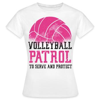 Volleyball Player Team Volleyball - Women's T-Shirt - white - Front - AI Model Female 172 dark (172cm)