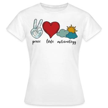 Meteorologist Weather Forecast - Women's T-Shirt - white - Front - AI Model Female 172 dark (172cm)