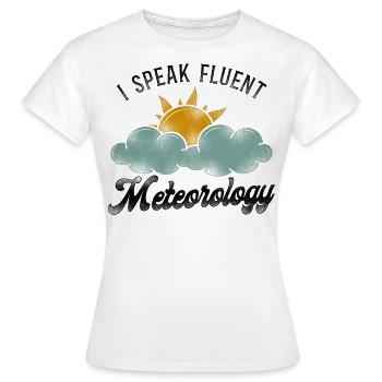 Meteorologist Weather Forecast - Women's T-Shirt - white - Front - AI Model Female 172 dark (172cm)