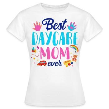 Childcare Daycare Provider Teacher - Women's T-Shirt - white - Front - AI Model Female 172 dark (172cm)