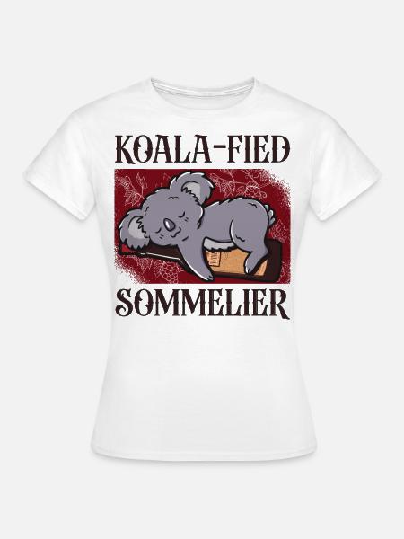 Sommelier Wine Drinking Tasting - Frauen T-Shirt - Weiß