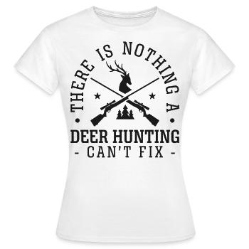 Chasseur de cerfs de cerfs de Chevreuil il y a - T-shirt Femme - blanc - Devant - AI Model Female 172 dark (172cm)