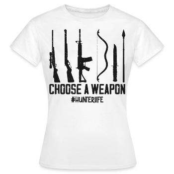 Chasseur de cerfs de Cerf De Cheer Choisissez un - T-shirt Femme - blanc - Devant - AI Model Female 172 dark (172cm)