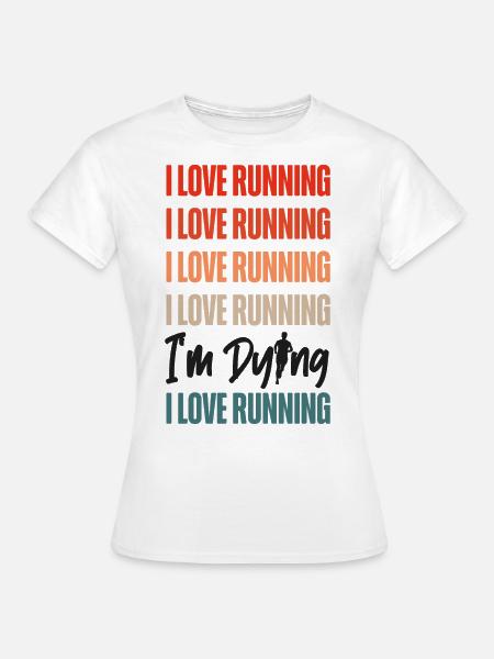Running Runner Half Marathon - Frauen T-Shirt - Weiß
