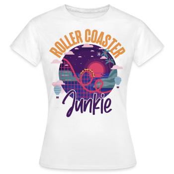 Roller Coaster Roller Coaster - Women's T-Shirt - white - Front - AI Model Female 172 dark (172cm)