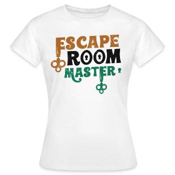Escape Room Master Escape Room Birthday - Women's T-Shirt - white - Front - AI Model Female 172 dark (172cm)