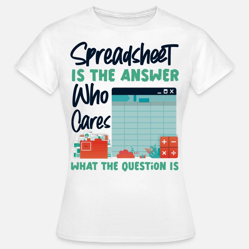 Comptable Comptable Comptable - T-shirt Femme - blanc