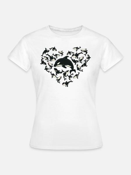 Walliebhaber, Orca.. - Frauen T-Shirt - Weiß