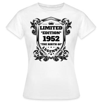 1952 - Women's T-Shirt - white - Front - AI Model Female 172 dark (172cm)