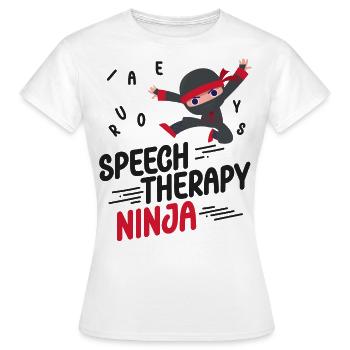 Speech Therapist Therapy Assistant - Frauen T-Shirt - Weiß - Vorne - AI Model Female 172 dark (172cm)