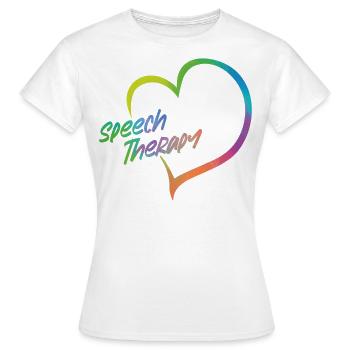 Speech Therapist Therapy Assistant - Frauen T-Shirt - Weiß - Vorne - AI Model Female 172 dark (172cm)