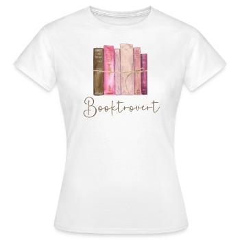 Booktrovert - Women's T-Shirt - white - Front - AI Model Female 172 dark (172cm)