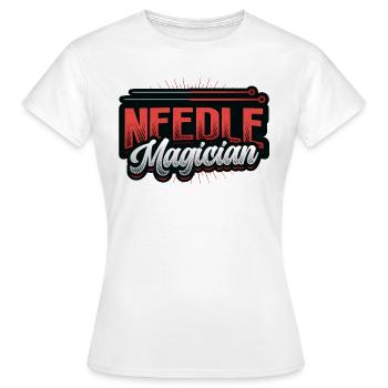 Needle magician, acupuncturist - Women's T-Shirt - white - Front - AI Model Female 172 dark (172cm)