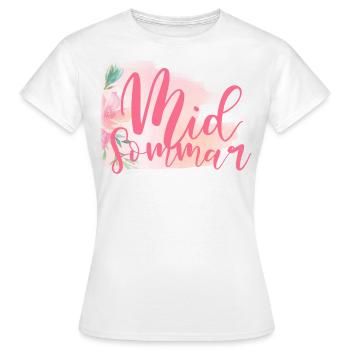 Midsommar, Suède, Suède, été, été, soleil - T-shirt Femme - blanc - Devant - AI Model Female 172 dark (172cm)