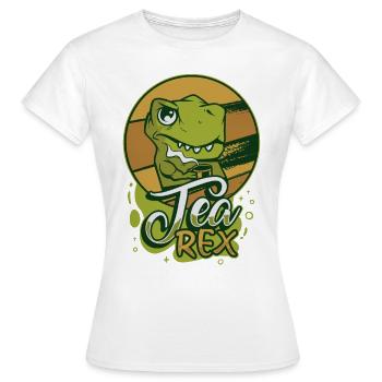 Tea Expert Tea Drinker Tea Addict Tea Enthusiast - Women's T-Shirt - white - Front - AI Model Female 172 dark (172cm)
