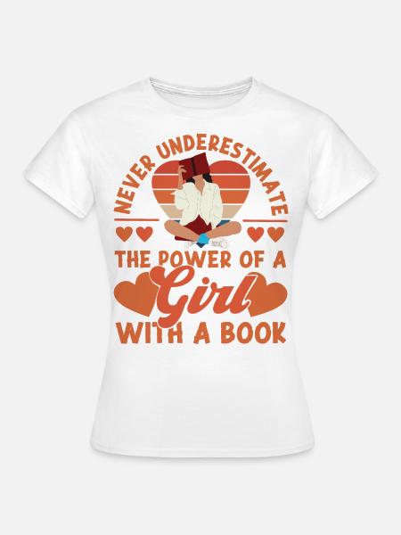 Feminist Retro Never Underestimate - Frauen T-Shirt - Weiß