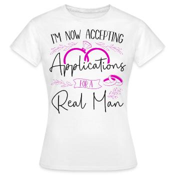Happy Divorce Party I'm Now - Frauen T-Shirt - Weiß - Vorne - AI Model Female 172 dark (172cm)