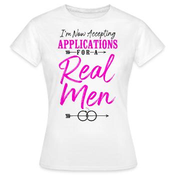 Happy Divorce Party I'm Now - Frauen T-Shirt - Weiß - Vorne - AI Model Female 172 dark (172cm)