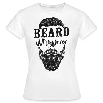 Beard Lover Bearded Man Beard - Women's T-Shirt - white - Front - AI Model Female 172 dark (172cm)