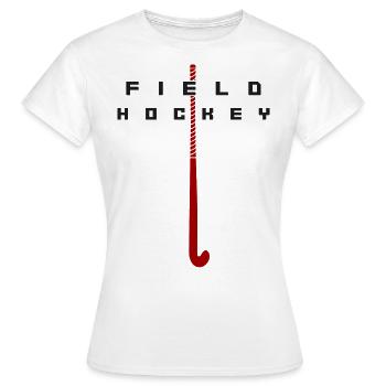 Hockey sur gazon Hockey sur gazon - T-shirt Femme - blanc - Devant - AI Model Female 172 dark (172cm)