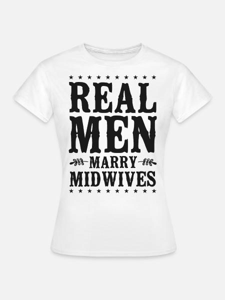 Nurse Midwife Birth Worker - Frauen T-Shirt - Weiß
