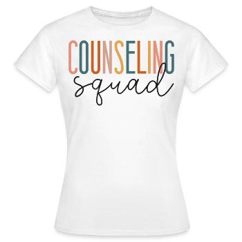 Équipe de conseil des conseillers scolaires - T-shirt Femme - blanc - Devant - AI Model Female 172 dark (172cm)