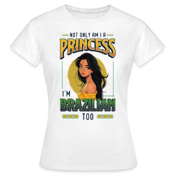 Mädchen Brazilianische Herkunft Brasilien - Frauen T-Shirt - Weiß - Vorne - AI Model Female 172 dark (172cm)