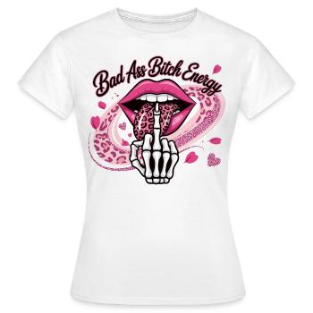 Pink Rebel Statement Shirt - Women's T-Shirt - white - Front - AI Model Female 172 dark (172cm)