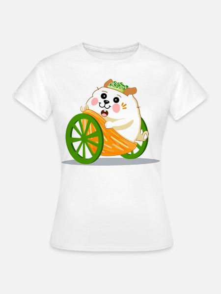 Neugieriges Erdmännchen - Frauen T-Shirt - Weiß