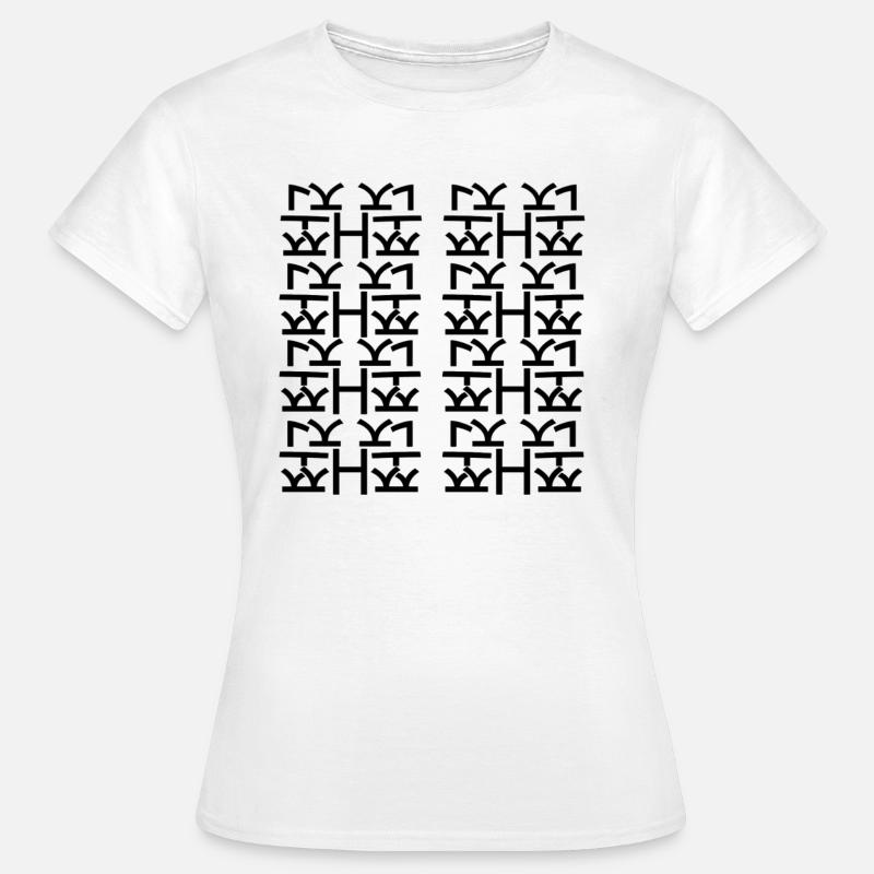 Unique H type - Women's T-Shirt - white
