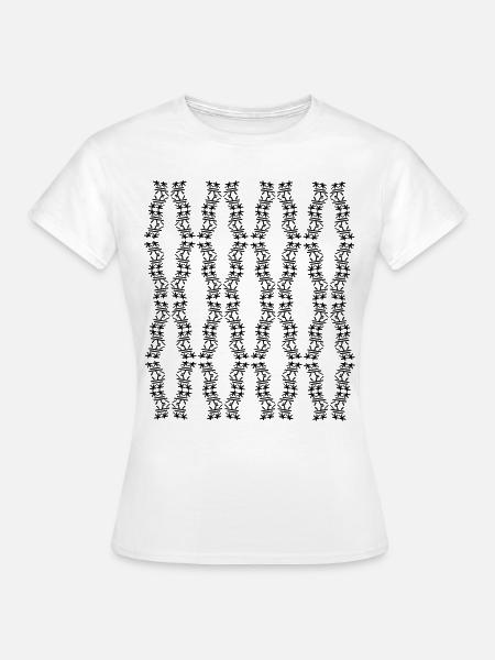 Einzigartige Struktur - Frauen T-Shirt - Weiß