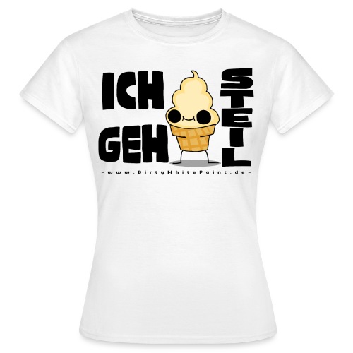 Steil sw schrift png - Frauen T-Shirt