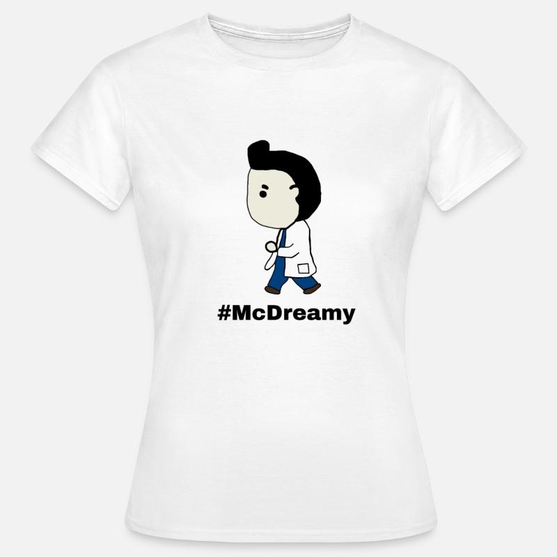 Greyn anatomia - #McDreamy - Naisten t-paita - valkoinen