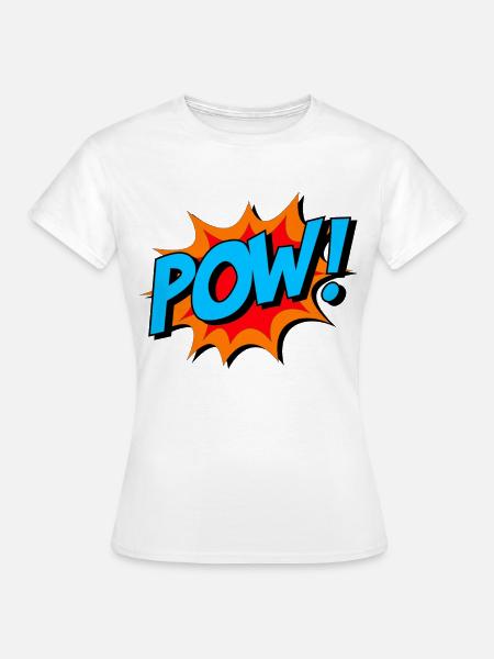 POW! - Frauen T-Shirt - Weiß