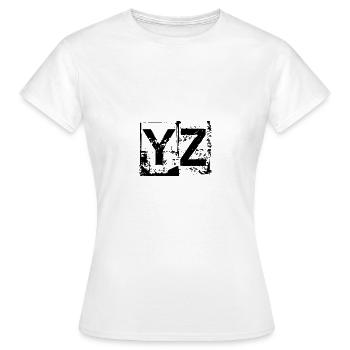 yz Moto Cross - Frauen T-Shirt - Weiß - Vorne - AI Model Female 172 dark (172cm)