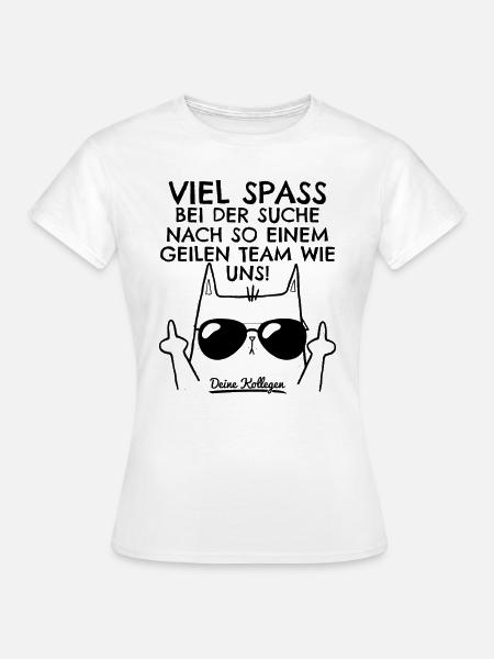 Neuer Job Abschied Neue Arbeit Kollege Jobwechsel - Frauen T-Shirt - Weiß